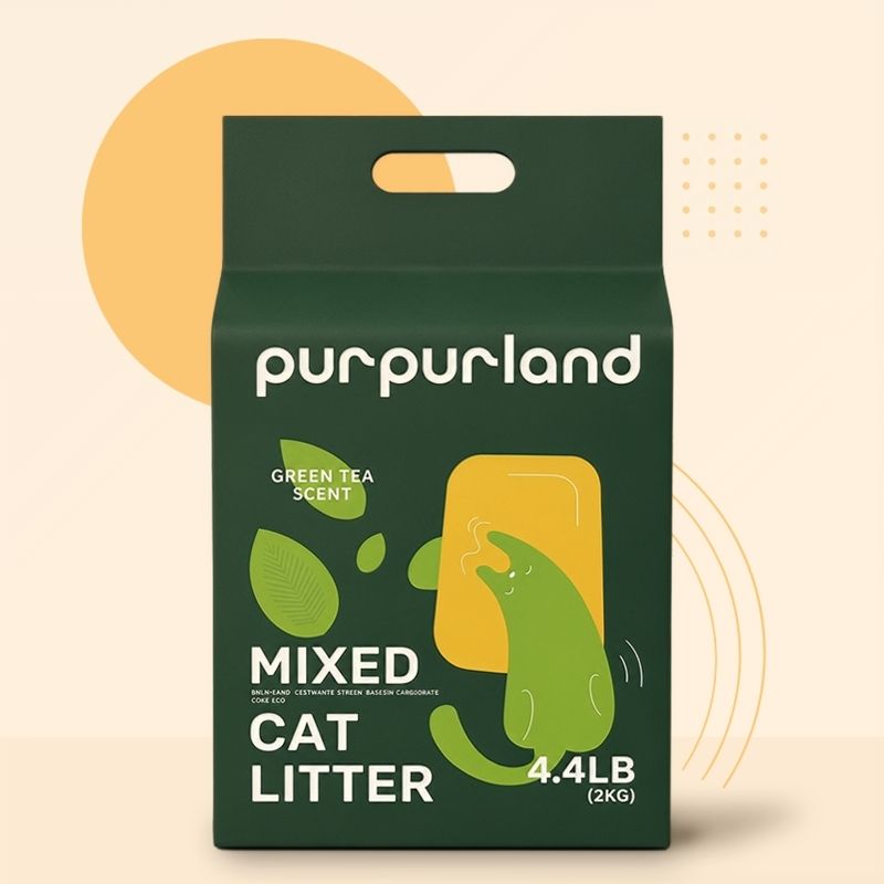 Purpurland Greentea Mixed Tofu Litter