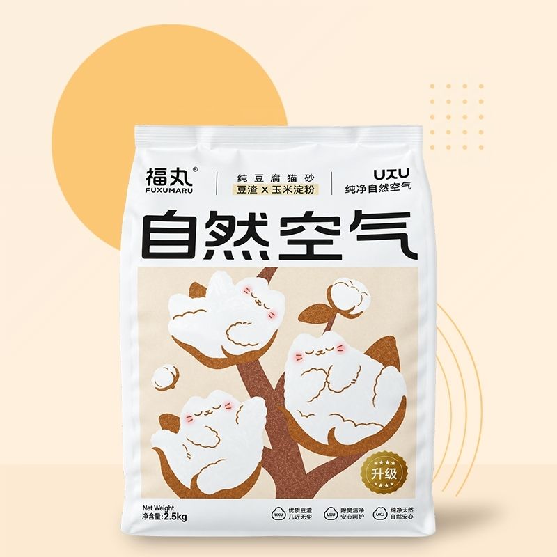 Natural Air Soybean Pulp Mixed Corn Starch