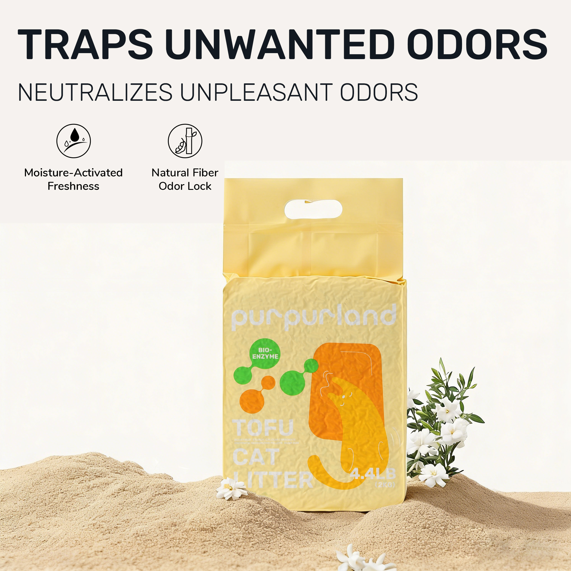 Purpurland Milk Tofu Cat Litter