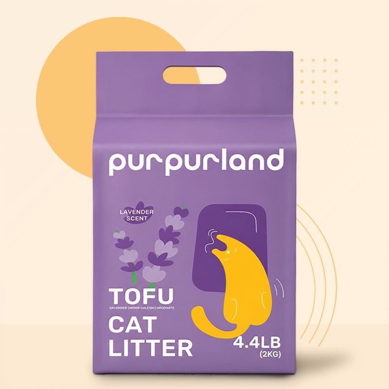 Purpurland Lavender Tofu Cat Litter