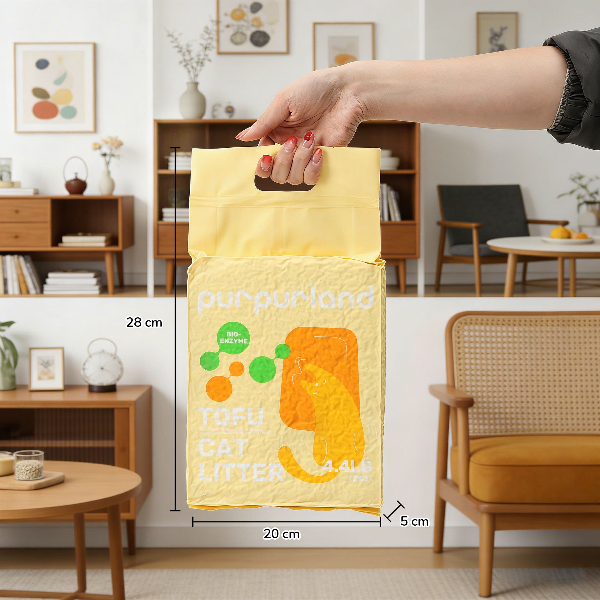 Purpurland Milk Tofu Cat Litter