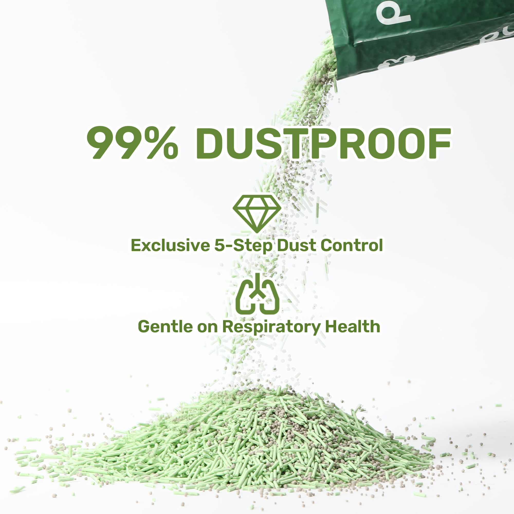 Purpurland Greentea Mixed Tofu Litter
